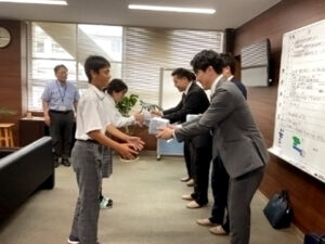 岐阜清流高等特別支援学校 寄贈式